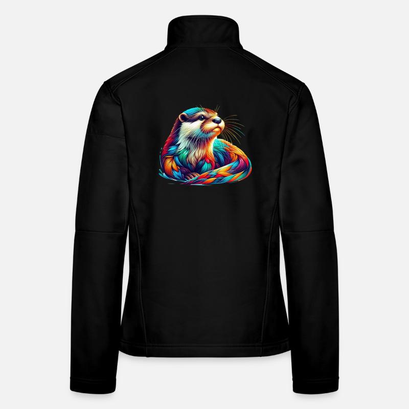 Otter - Frauen Softshelljacke - Schwarz