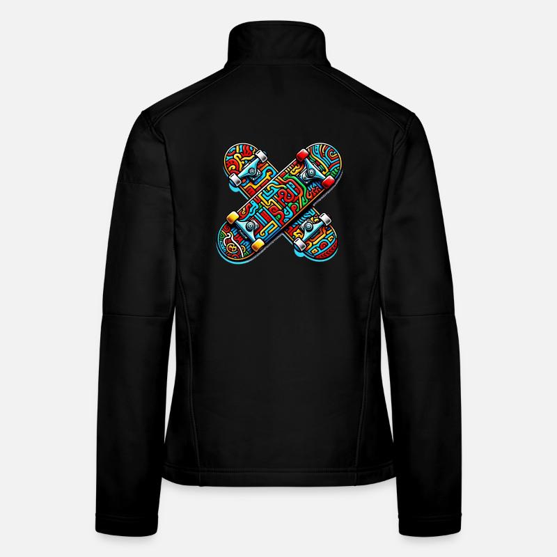 Skateboard Veste en tissu softshell Femme