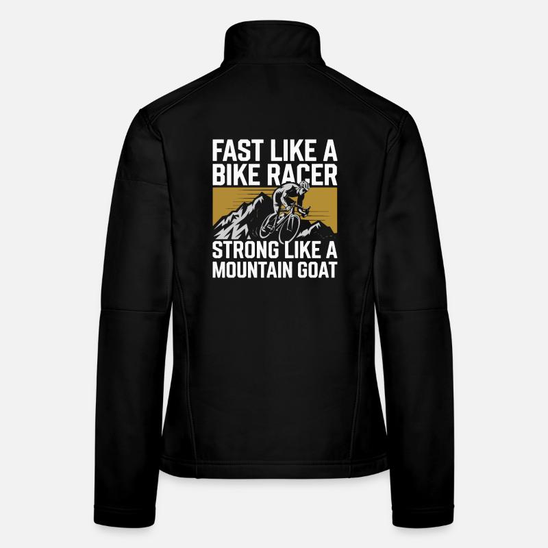 Schnell wie ein Radrennfahrer Frauen Softshelljacke