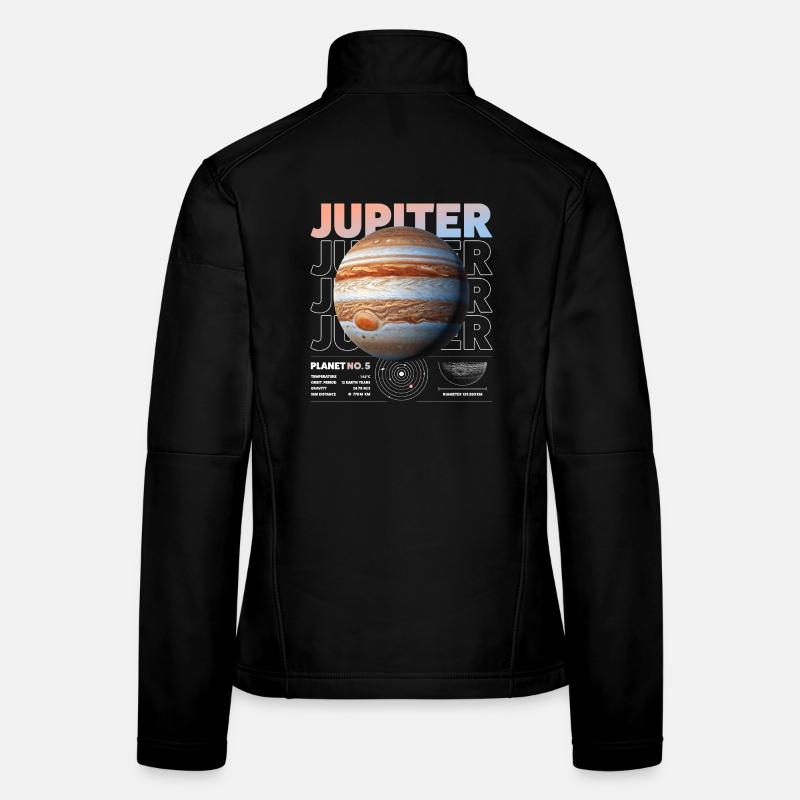 Détails de Jupiter Veste en tissu softshell Femme