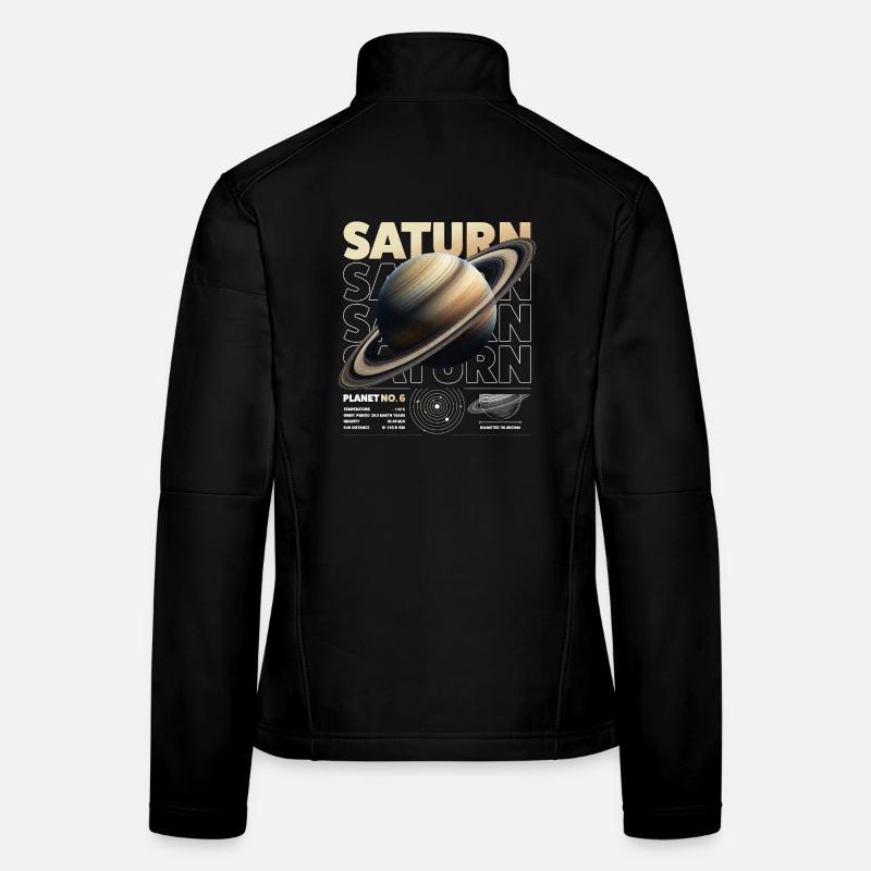 Détails de la Saturne Veste en tissu softshell Femme