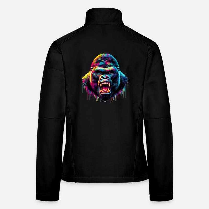 Gorilla Frauen Softshelljacke