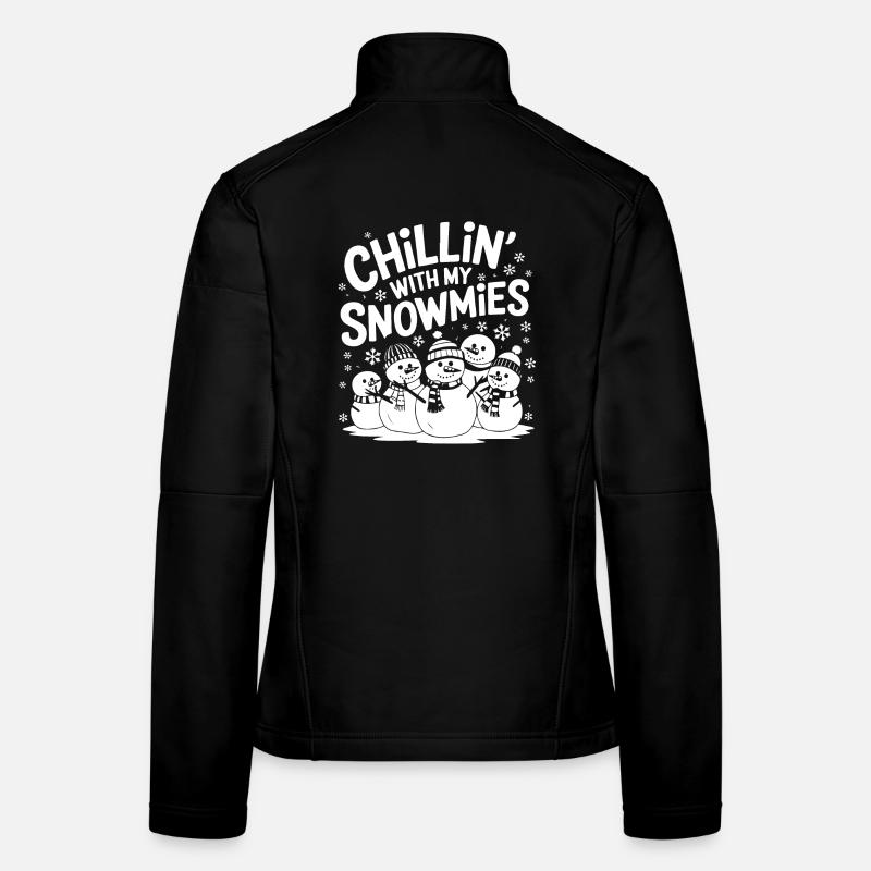 Chillin' avec mes Snowmies Veste en tissu softshell Femme