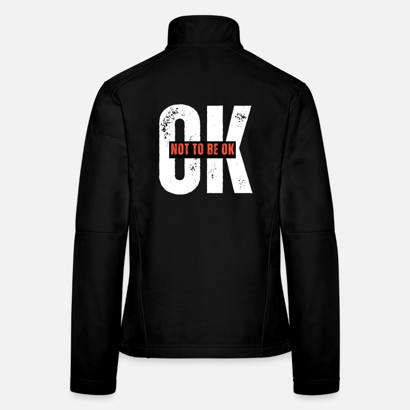Assertive Protest Graphic T-Shirt - Women's Softshell Jacket - black