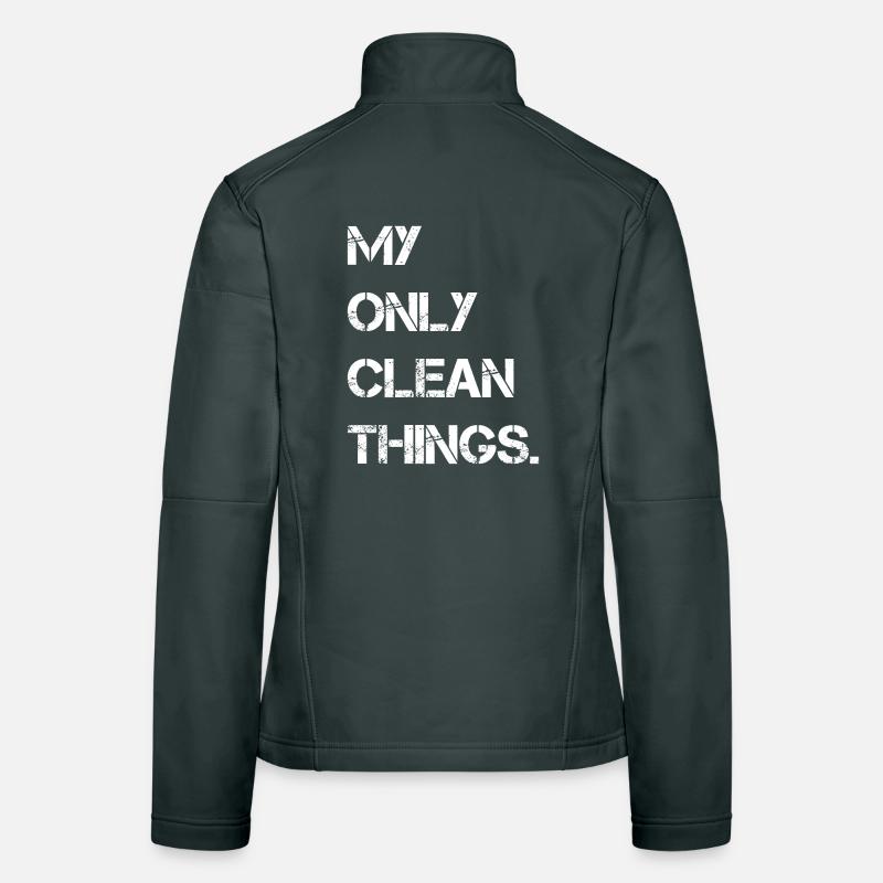 my only clean things Women's Softshell Jacket
