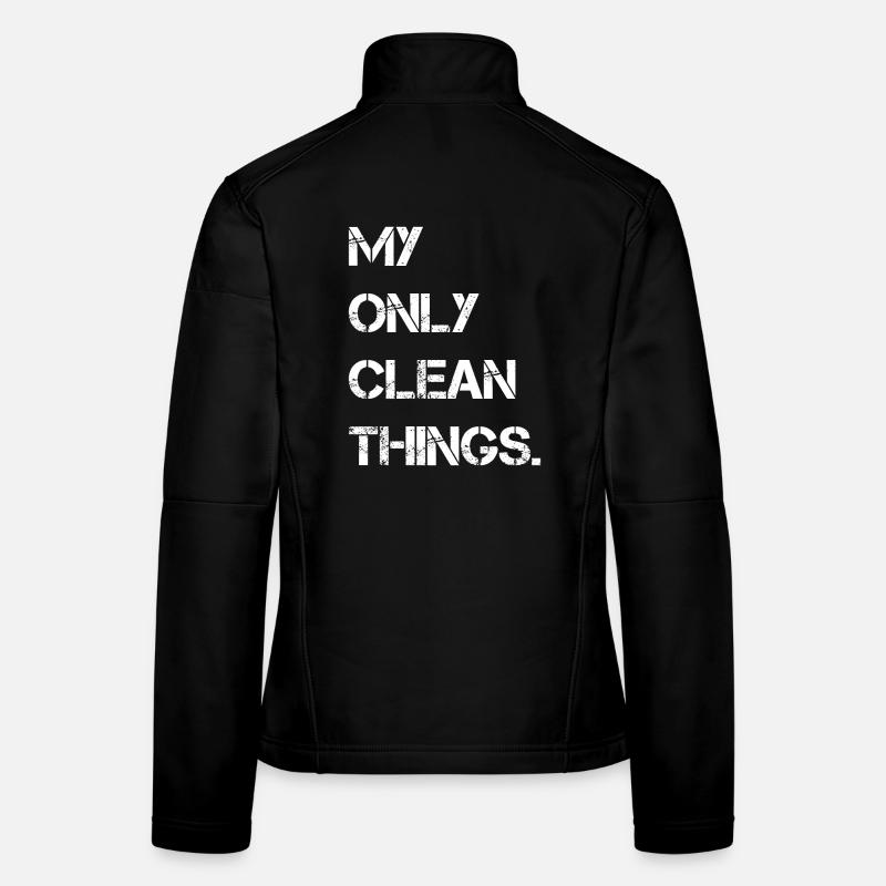 my only clean things Veste en tissu softshell Femme