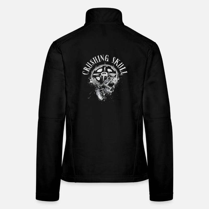 Crushing Skull Powerlifting Women's Softshell Jacket