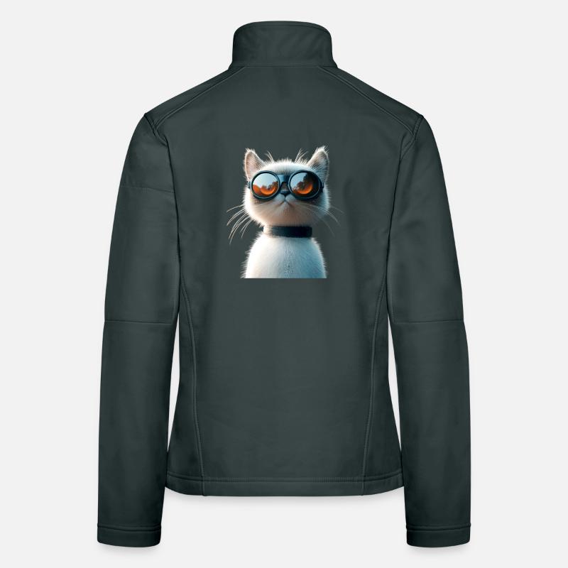 Chat Ragdoll Chat Ragdoll Chat Mignon Chats Ragdoll Veste en tissu softshell Femme