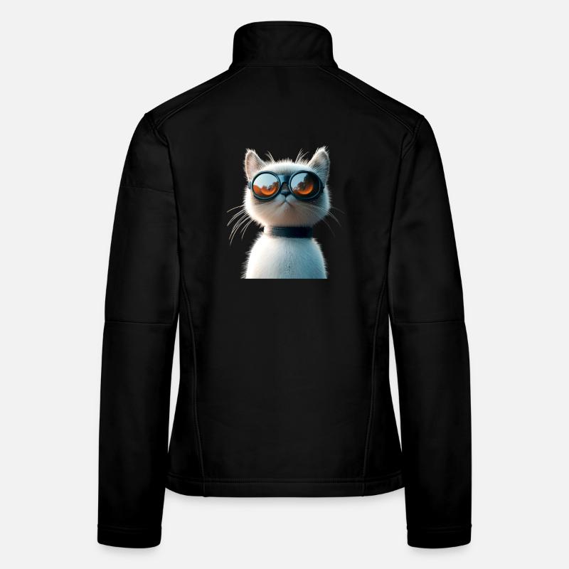 Chat Ragdoll Chat Ragdoll Chat Mignon Chats Ragdoll Veste en tissu softshell Femme