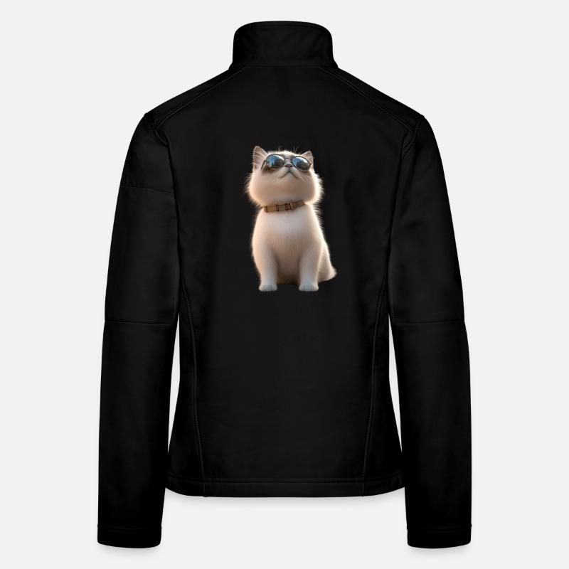 Birma Katze Heilige Birmakatze Süße Birma Katzen Frauen Softshelljacke