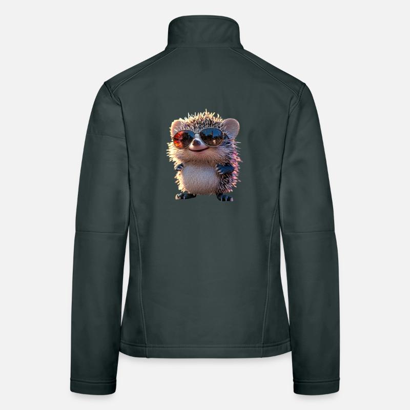 Igel Weißbauchigel Stacheligel Liebe Süßer Igel Frauen Softshelljacke