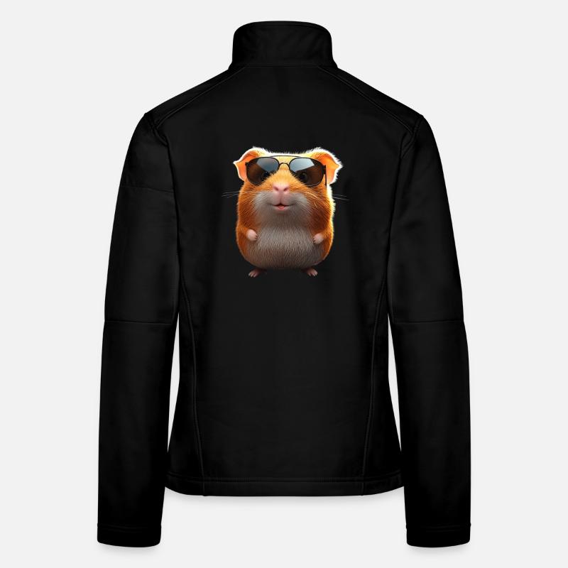 Cochon d’Inde Rongeurs Capybara Rongeur mignon Veste en tissu softshell Femme