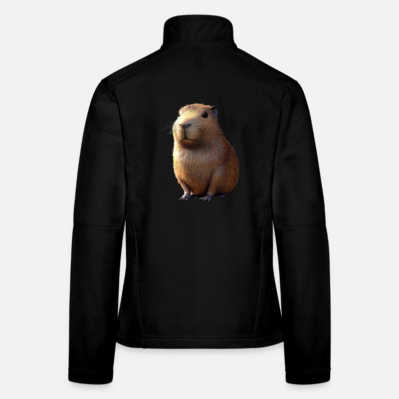 Capybara Be Capy Capybara Drôle Capybara Veste en tissu softshell Femme