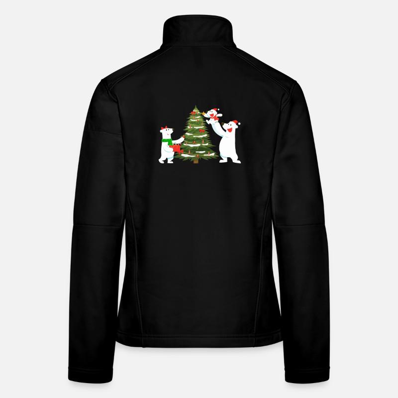 Eisbär Weihnachten Frauen Softshelljacke