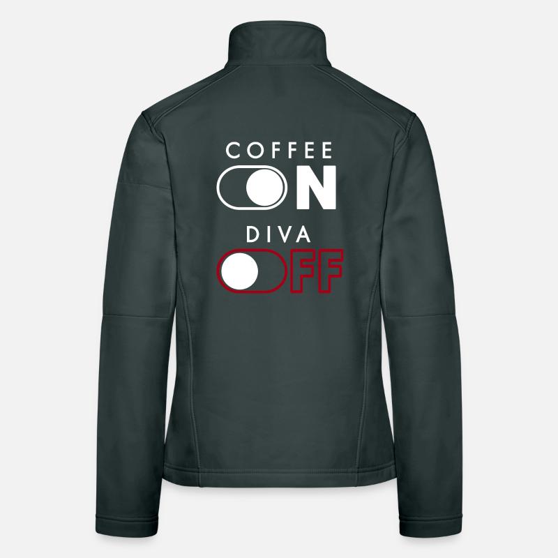 Diva du café Veste en tissu softshell Femme