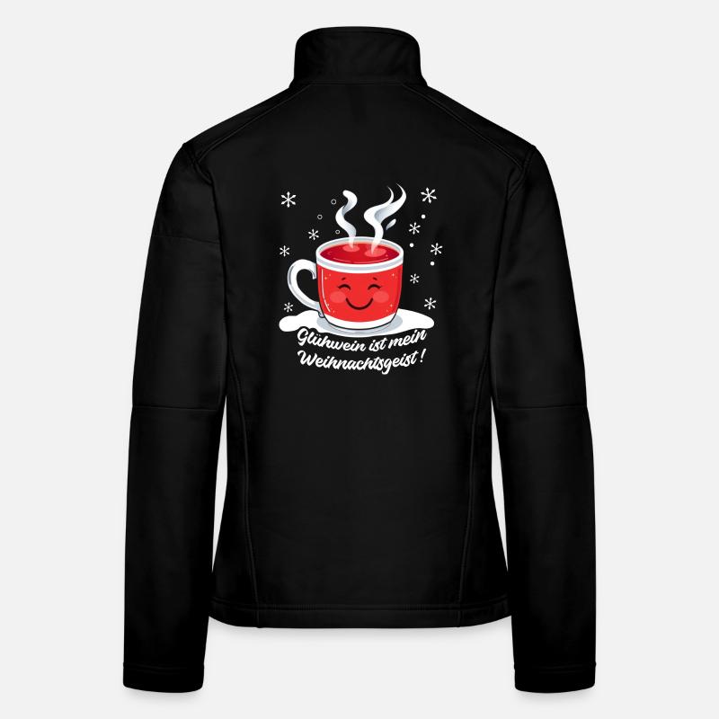 Glühwein: Weihnachtsgeist in der Tasse Frauen Softshelljacke
