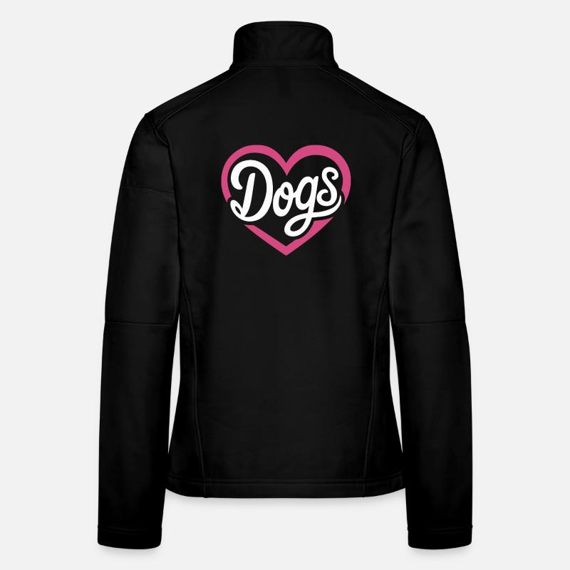 Chiens d’amour Veste en tissu softshell Femme