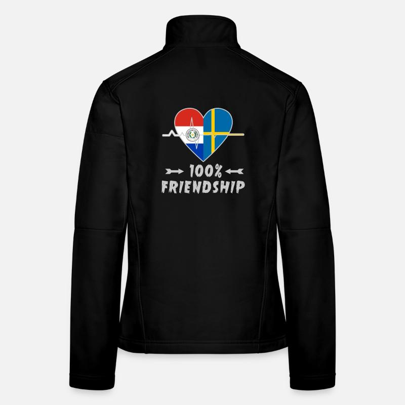 Le Paraguay et la Suède : une amitié à 100 % Veste en tissu softshell Femme