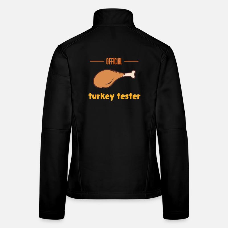 Testeur de dinde - Veste en tissu softshell Femme - noir