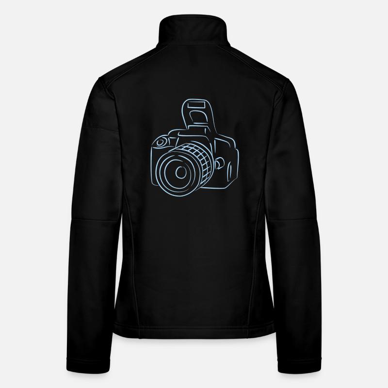 Caméra Veste en tissu softshell Femme