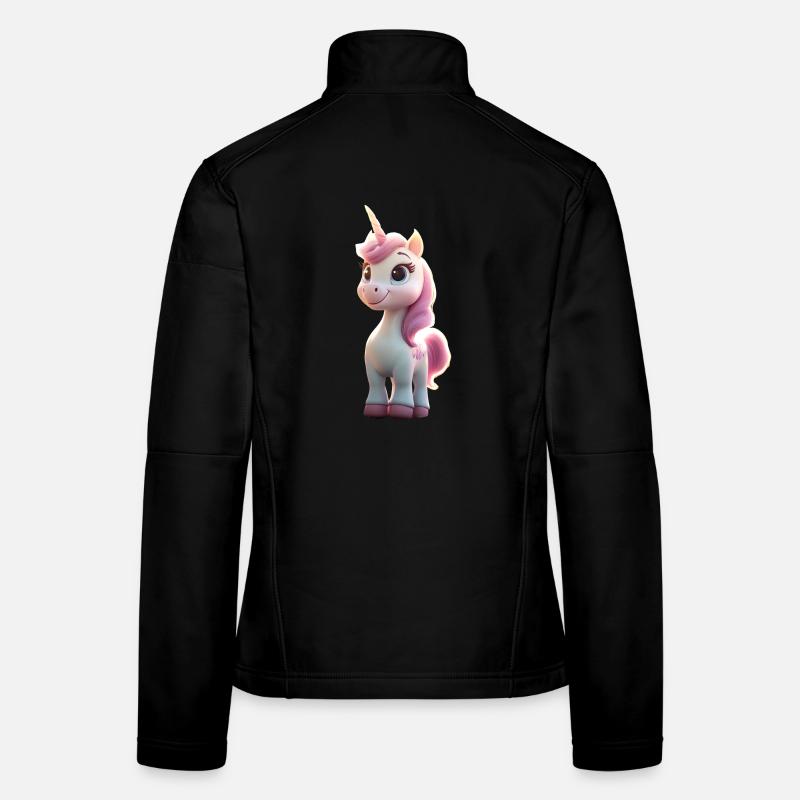 Einhorn Reiterin Ponyhof Pferde Reiten Einhörner Frauen Softshelljacke