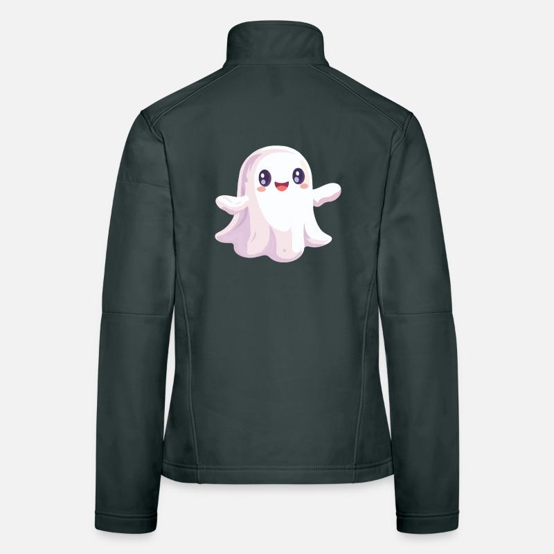 Cute Ghost Women's Softshell Jacket