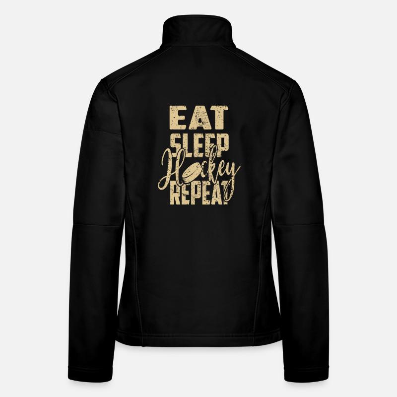 Manger dormir hockey Répéter Veste en tissu softshell Femme
