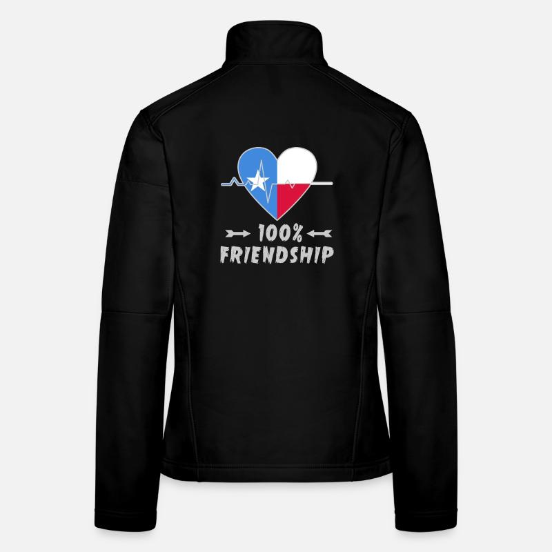 Somalia und Polen 100% Freundschaft Frauen Softshelljacke