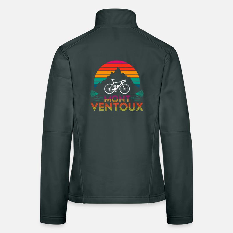 Montée du Mont Ventoux à vélo Veste en tissu softshell Femme