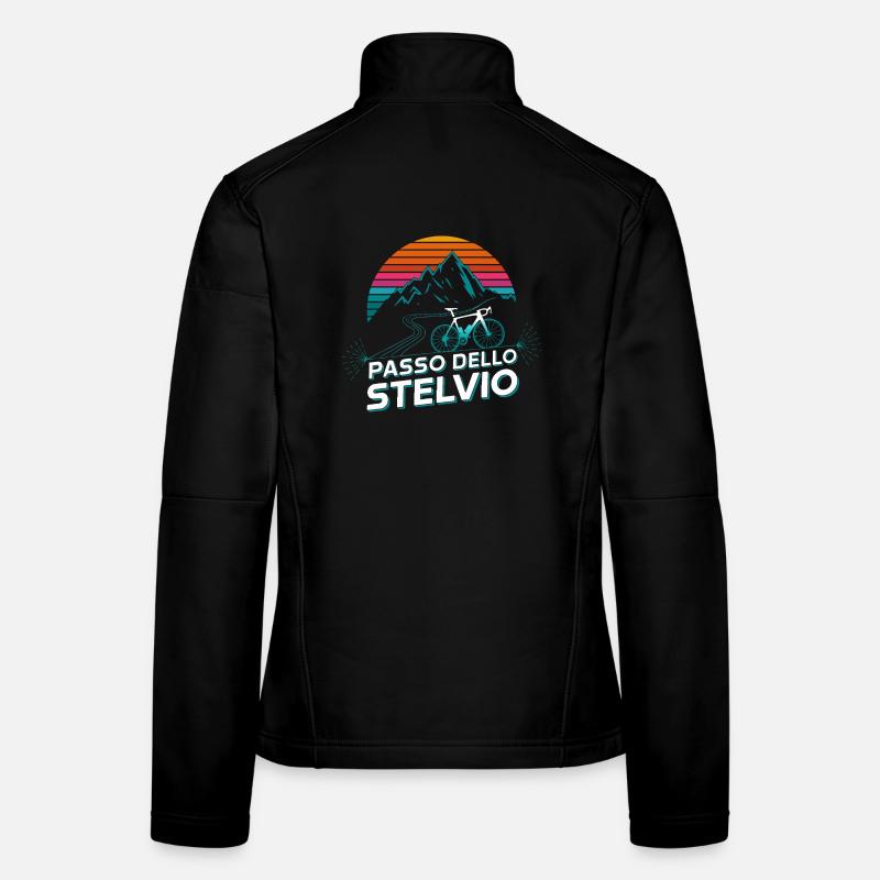 Vélo de route Passo dello Stelvio, Italie Veste en tissu softshell Femme