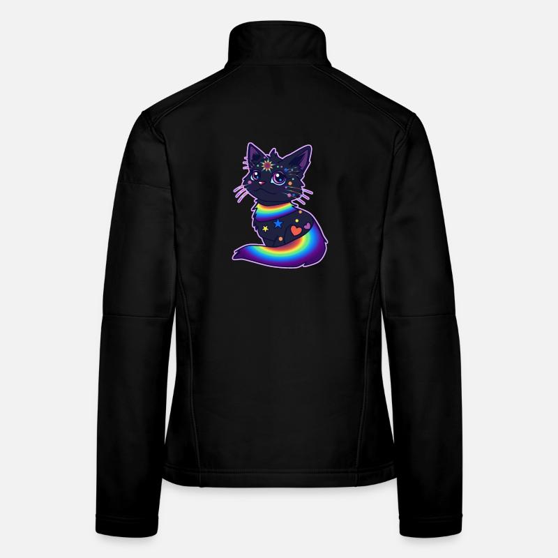 Pride Cat Frauen Softshelljacke