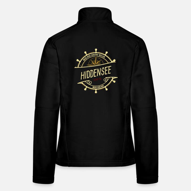 Mein Herz schlägt Wellen - Hiddensee Frauen Softshelljacke