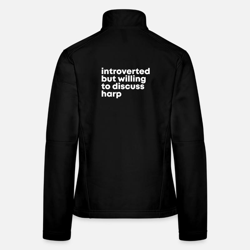 Harfe Frauen Softshelljacke