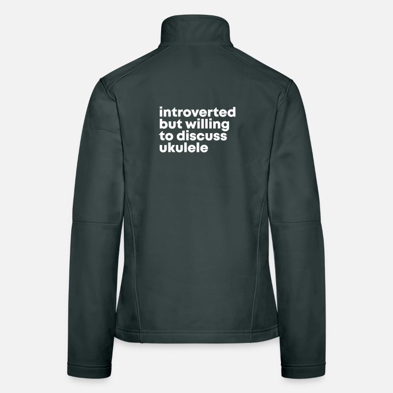 Ukulele Frauen Softshelljacke