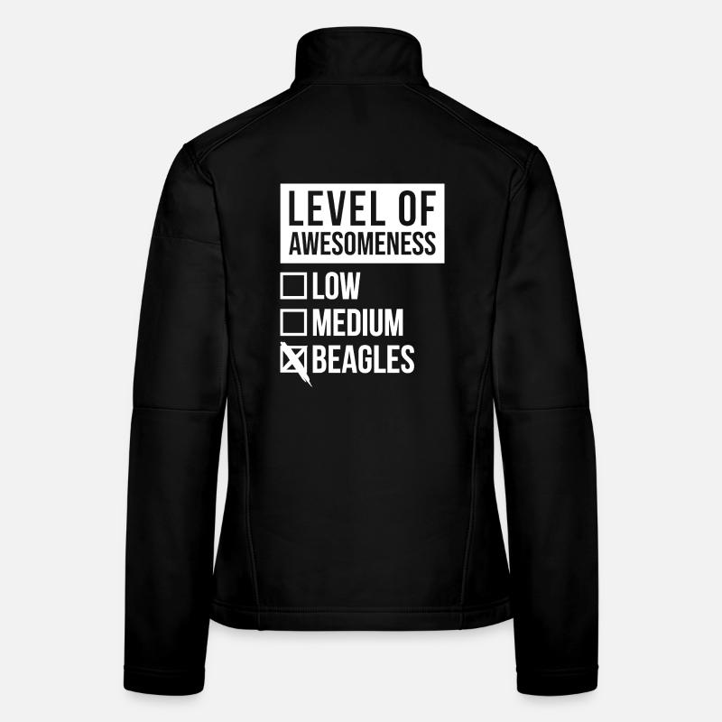 Beagle - Frauen Softshelljacke - Schwarz