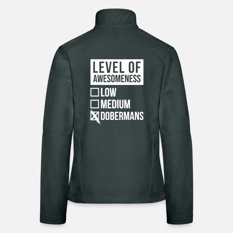 Dobermann Dobermann Dobermann Frauen Softshelljacke