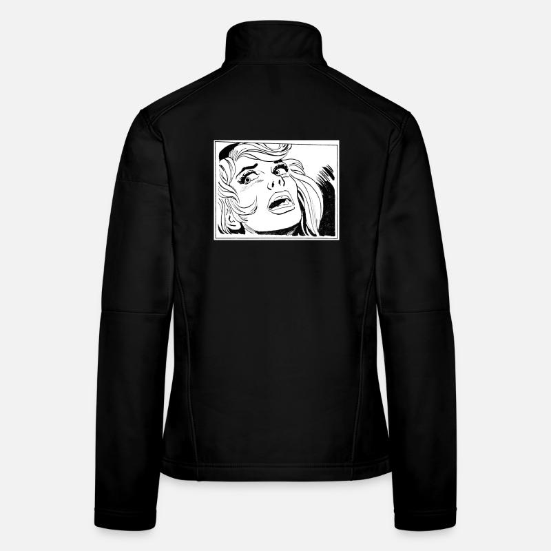 34 Mädchen - Frauen Softshelljacke - Schwarz
