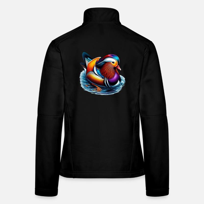 Canard mandarin Veste en tissu softshell Femme