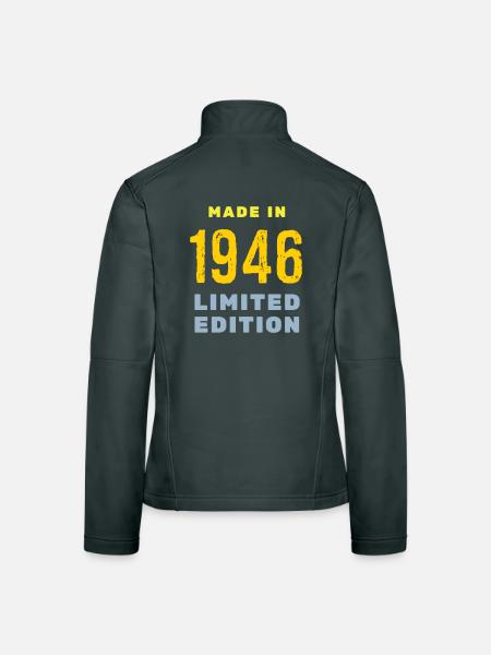 1946 - Women's Softshell Jacket - black - Back