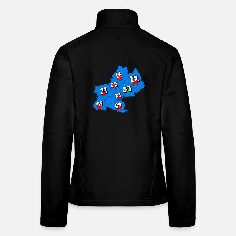 Région Midi-Pyrénées Veste en tissu softshell Femme