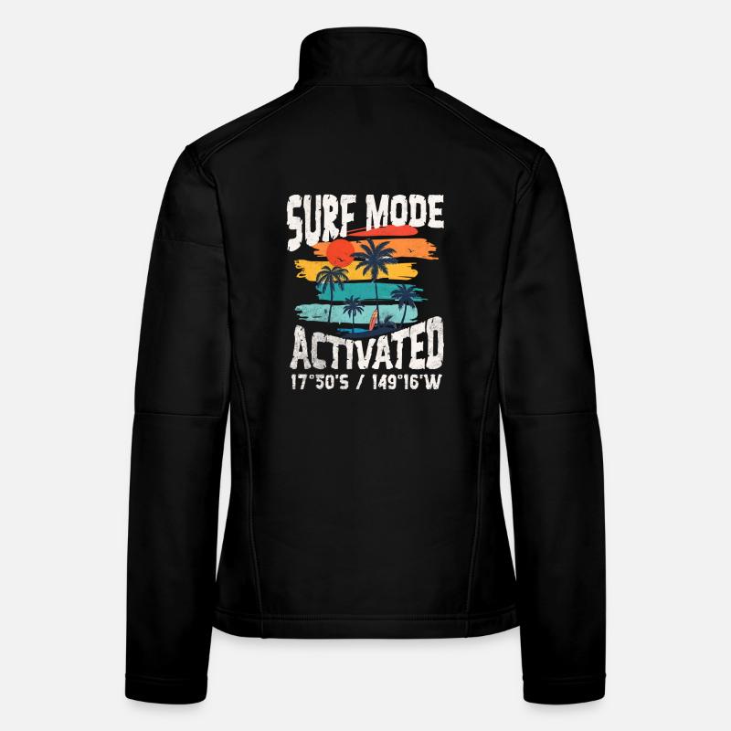 Surf-Modus aktiviert Kopieren Frauen Softshelljacke