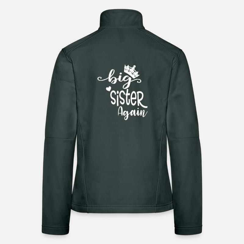 Große Schwester Geschenk Wieder Große Schwester Frauen Softshelljacke