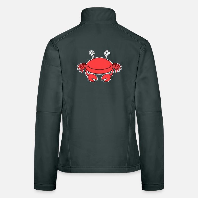 Krabben Krabbe Frauen Softshelljacke