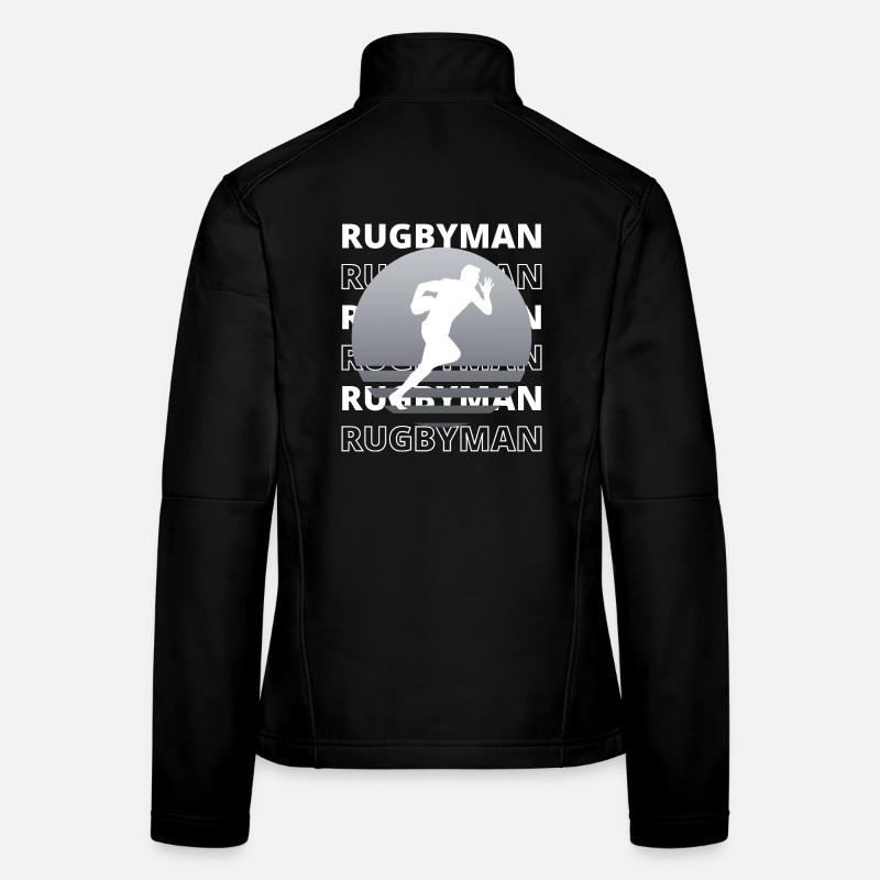 Rugbyman, sportif et dynamique Veste en tissu softshell Femme