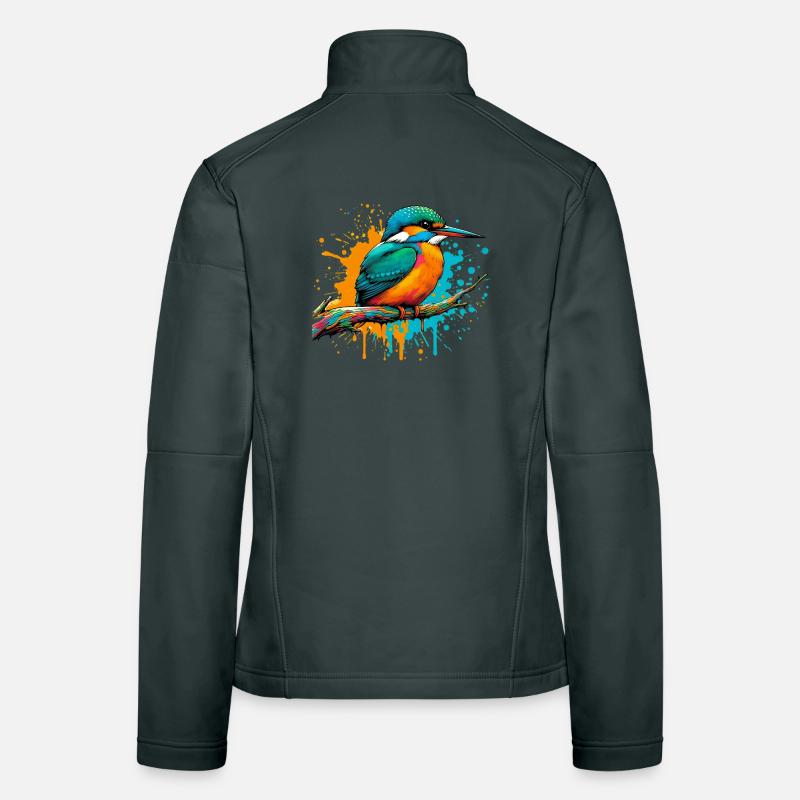 Eisvogel Frauen Softshelljacke