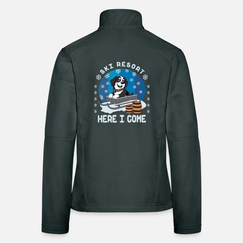 Bernhardiner Frauen Softshelljacke
