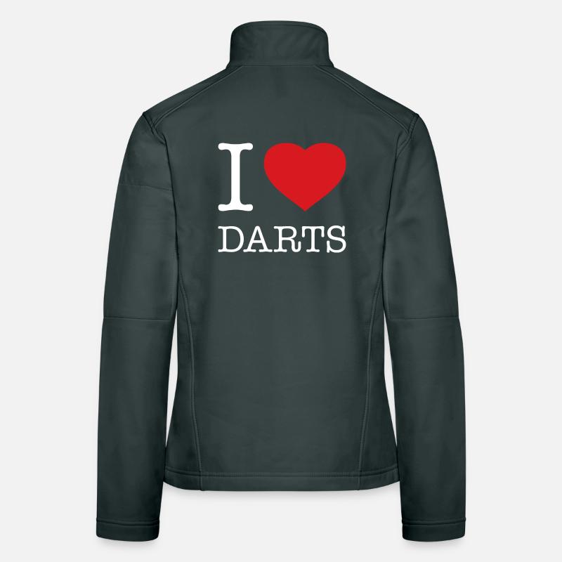 J’ADORE LES FLÉCHETTES Veste en tissu softshell Femme
