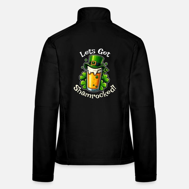 Let’s Get Shamrocked – Drôle de Saint-Patrick Veste en tissu softshell Femme