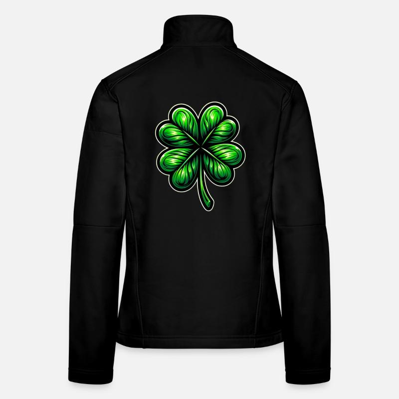 Four-leaf clover Women's Softshell Jacket