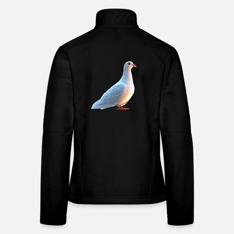 Taube Weiß Stadttaube Ringeltaube Weiße Tauben Frauen Softshelljacke